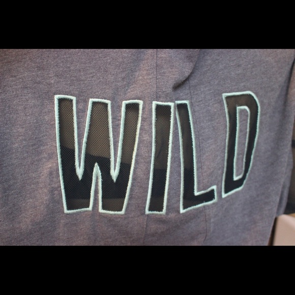 NWT Free People Movement WILD mesh graphic top - Picture 4 of 8